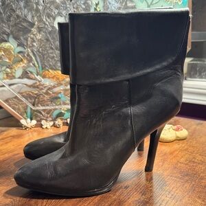 Ralph Lauren Black Heeled Boots